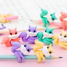 Load image into Gallery viewer, Squirrel Pencil Topper and Eraser - Tinyminymo
