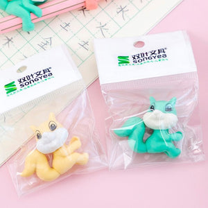 Squirrel Pencil Topper and Eraser - Tinyminymo
