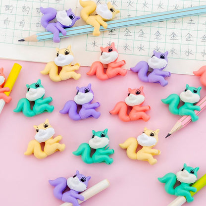 Squirrel Pencil Topper and Eraser - Tinyminymo