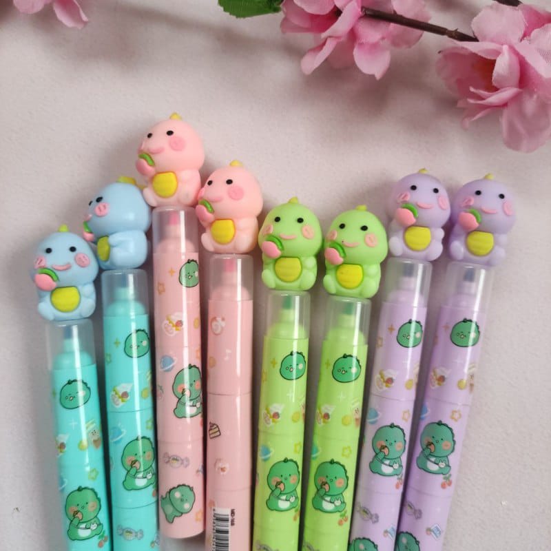 Stackable Dino Highlighter - Tinyminymo