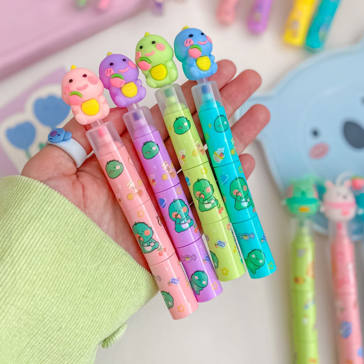 Stackable Dino Highlighter - Tinyminymo