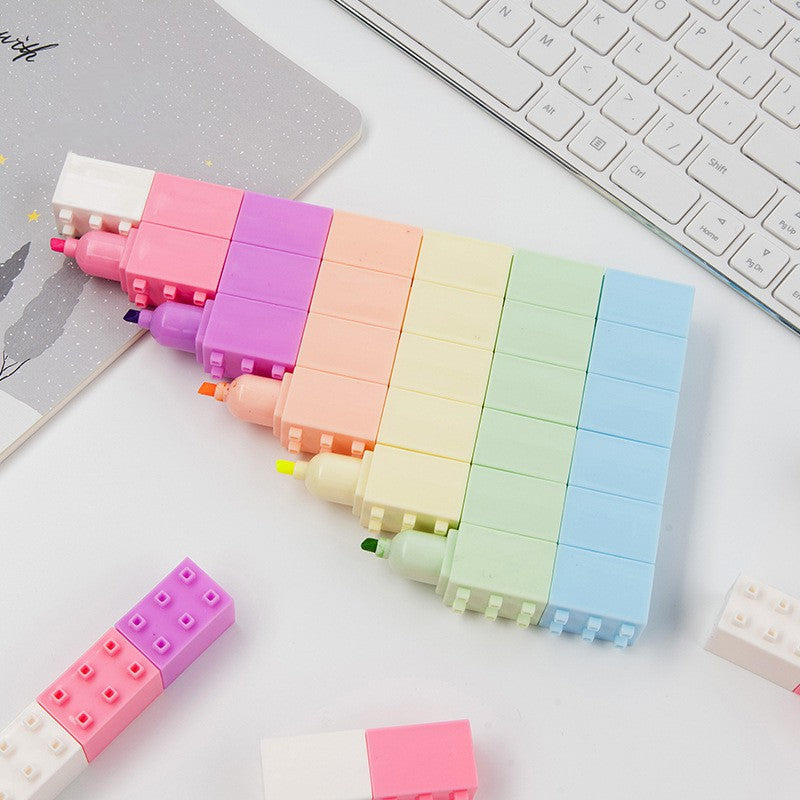 Stackable Lego Highlighters - Tinyminymo