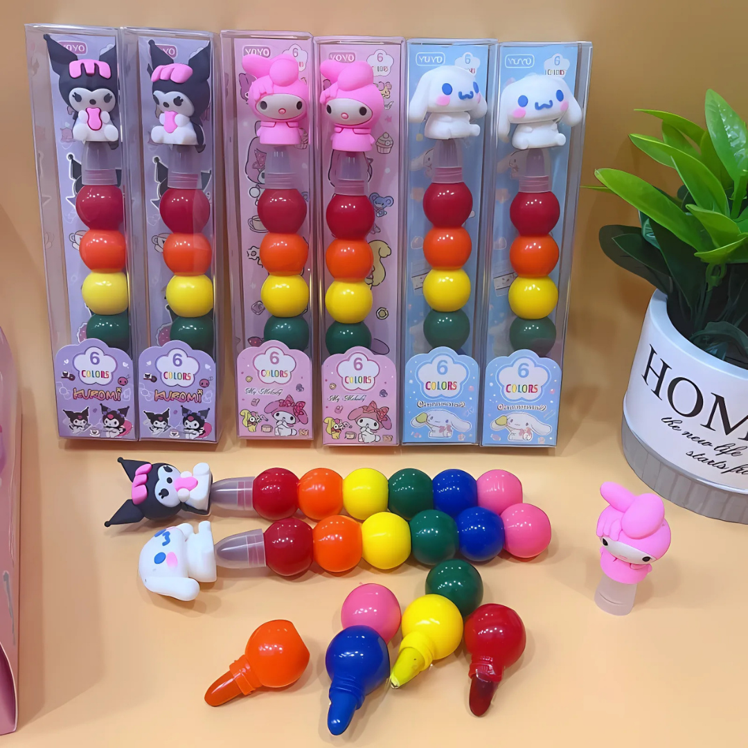 Stackable Sanrio Crayon - Tinyminymo