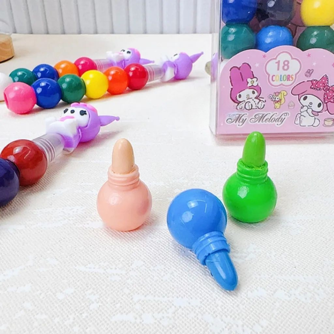 Stackable Sanrio Crayon - Tinyminymo