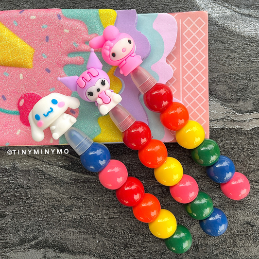 Stackable Sanrio Crayon - Tinyminymo