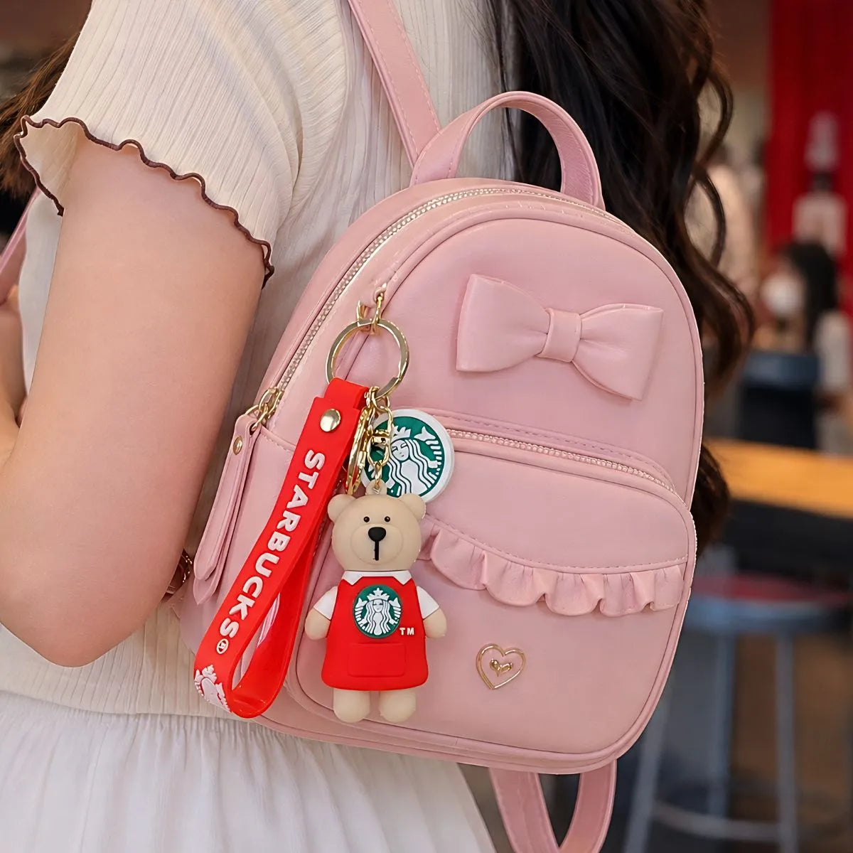 Cute Keychain charm in Bear Design - Tinyminymo