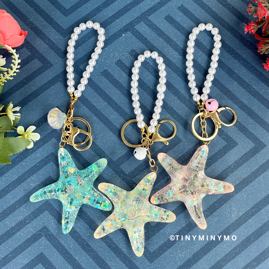 Starfish 3D Keychain - Tinyminymo