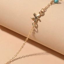 Load image into Gallery viewer, Elegant Starfish Anklet Design 2 - Tinyminymo
