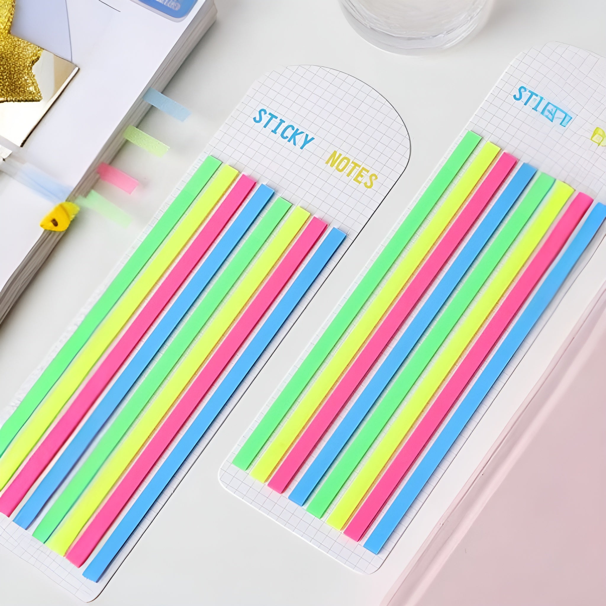 Highlighted Sticky Notes Buy Sticky Note Highlighter Strips | Online from Tinyminymo