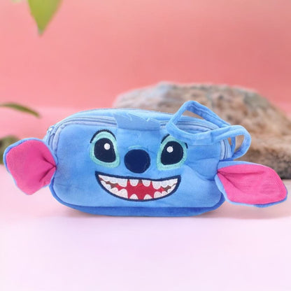 Stitch Dual Zipper Pouch - Tinyminymo