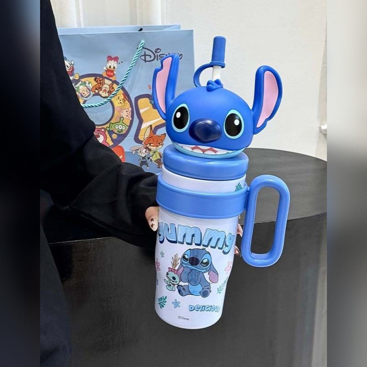 Blue Color Tumbler in Stitch Character - Tinyminymo