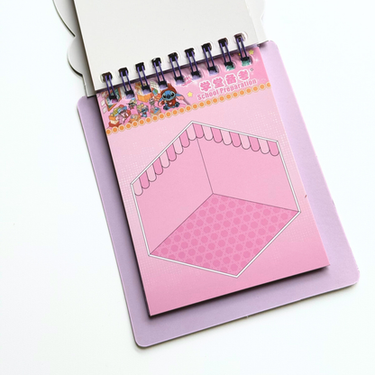 Printed Pages of Stitch Sticker Diary - Tinyminymo