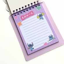 Load image into Gallery viewer, Mini Notepad with Stitch Character - Tinyminymo
