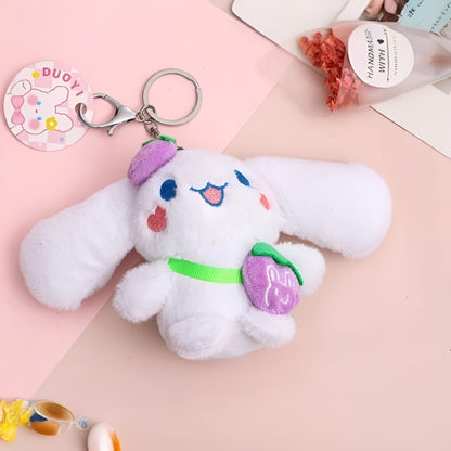 Strawberry Cinnamoroll Plush Keychain - Tinyminymo