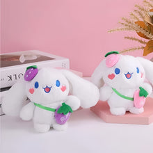 Load image into Gallery viewer, Strawberry Cinnamoroll Plush Keychain - Tinyminymo
