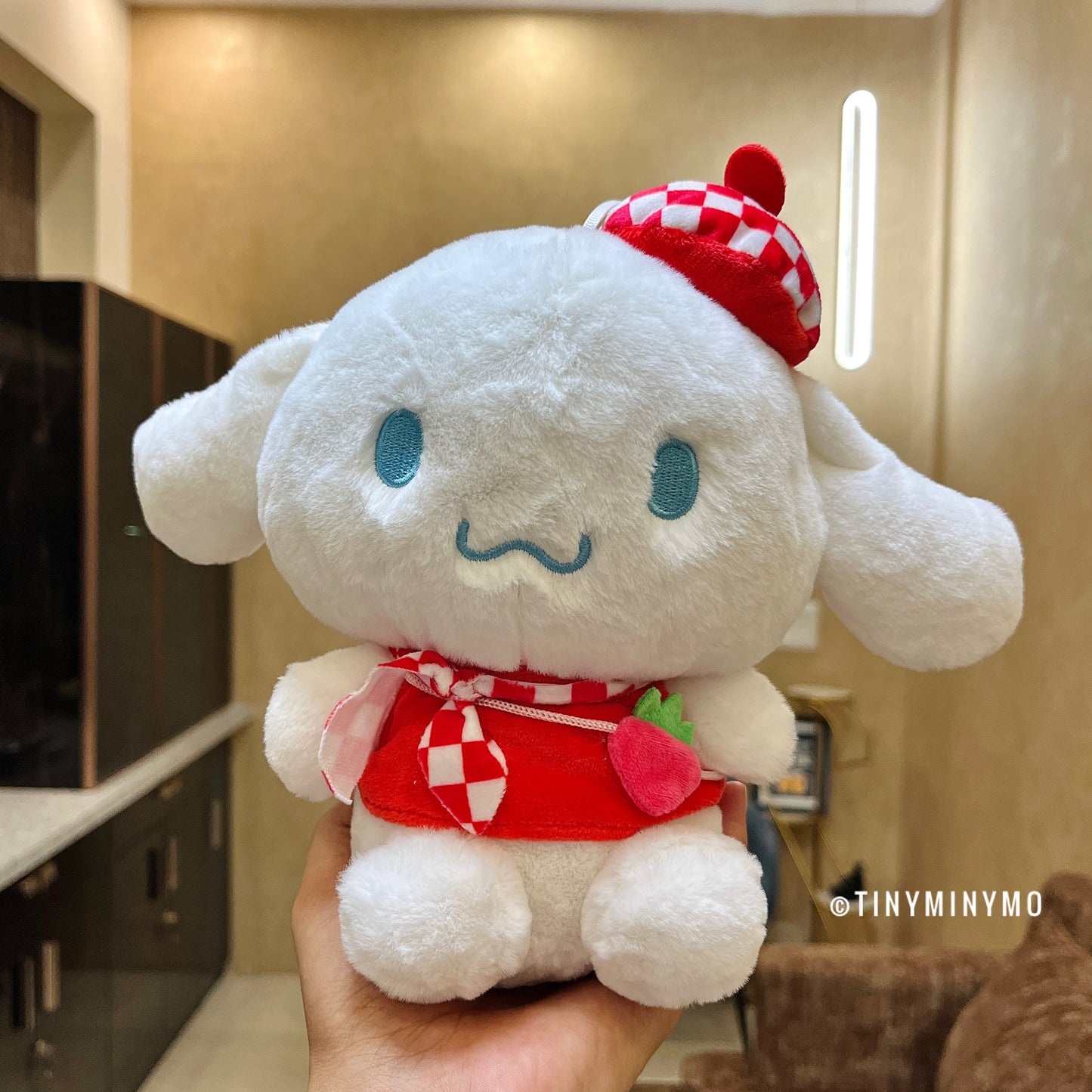 Strawberry Cinnamoroll Soft Toy - Tinyminymo