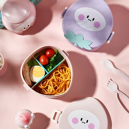 Strawberry Face Kids Lunch Box - Tinyminymo