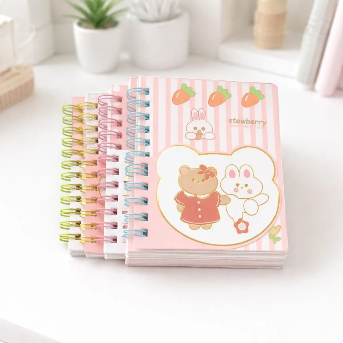 Four Colors of Mini Notebooks - Tinyminymo