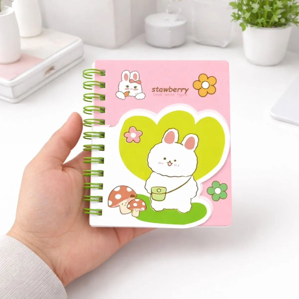 Green Color Spiral Pocket Diary - Tinyminymo