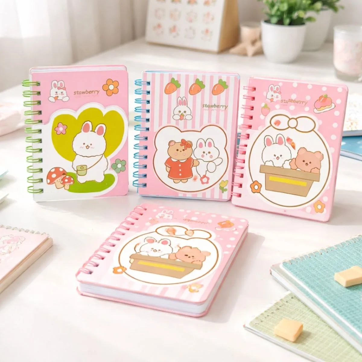 All Designs of Strawberry Prosperity Mini Diary - Tinyminymo