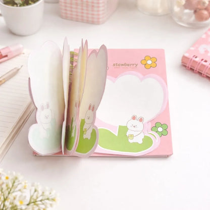 Colorful Pages of Strawberry Notebook - Tinyminymo