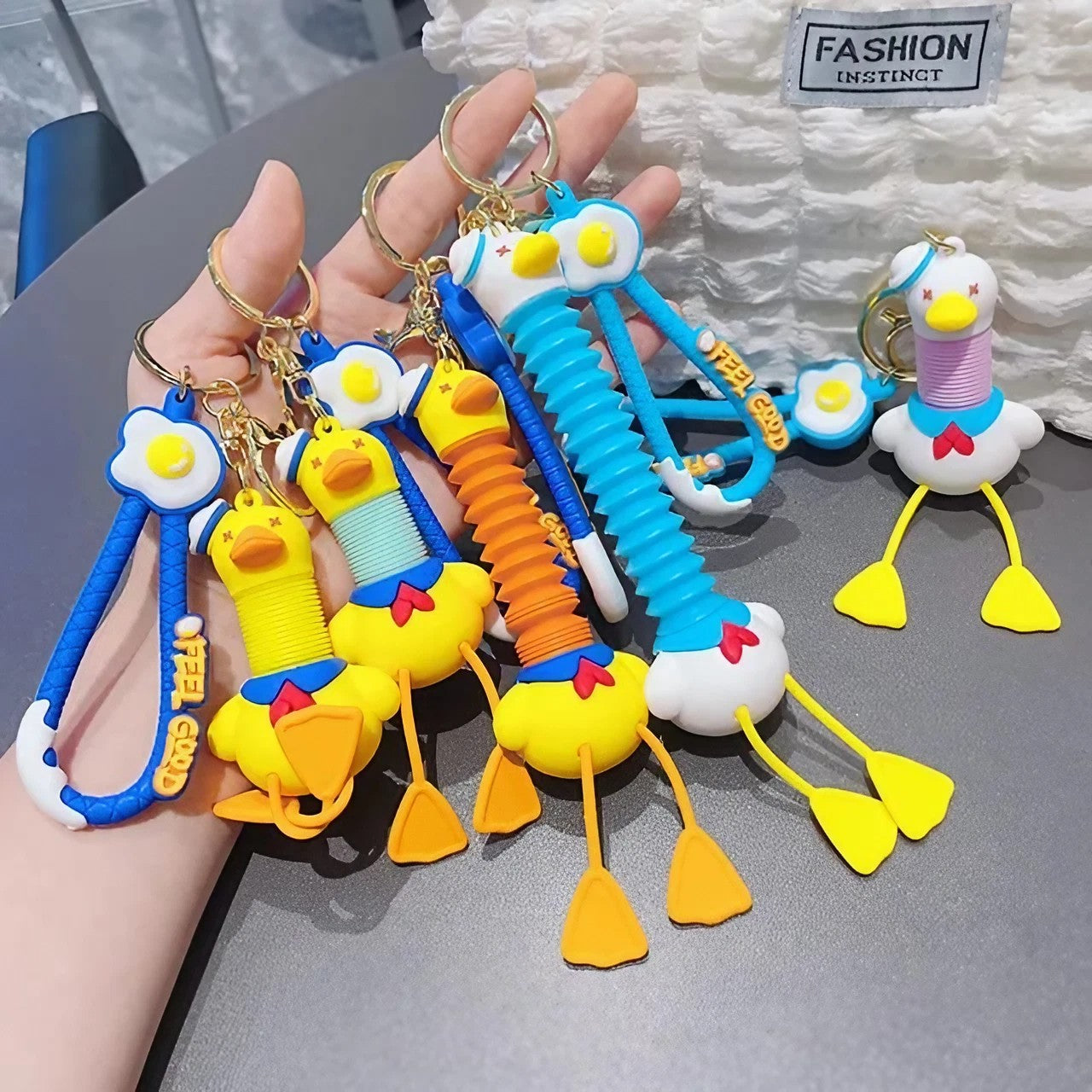 Stretch the Neck Goose 3D Keychain - Tinyminymo