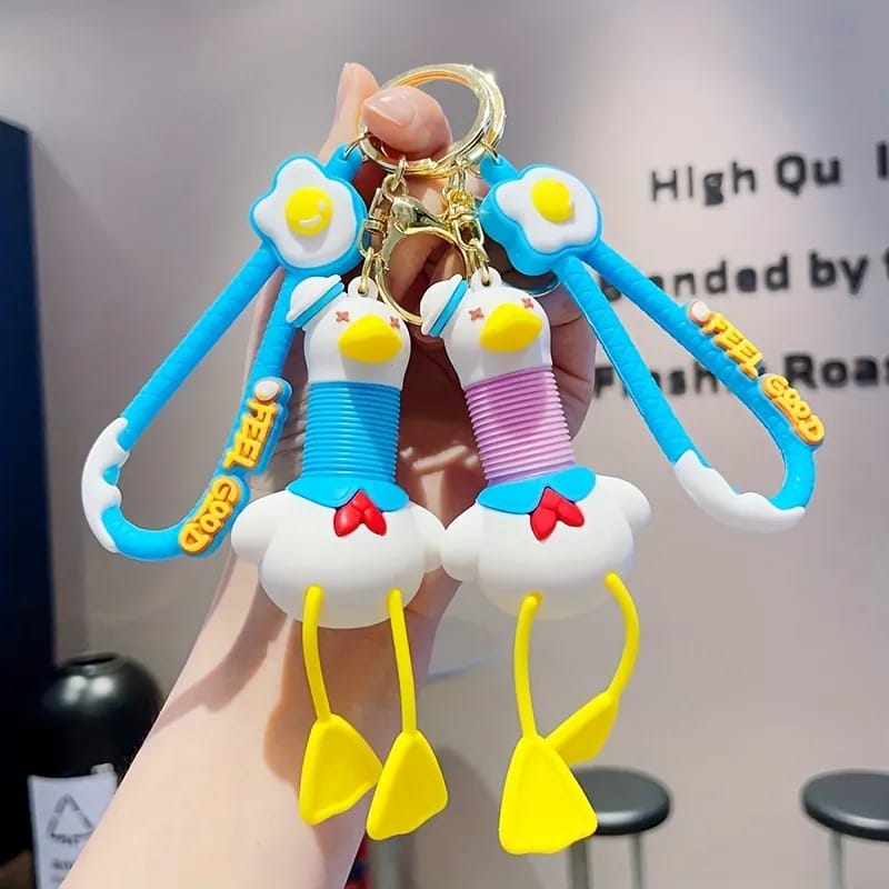 Stretch the Neck Goose 3D Keychain - Tinyminymo