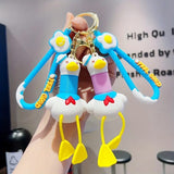 Stretch the Neck Goose 3D Keychain