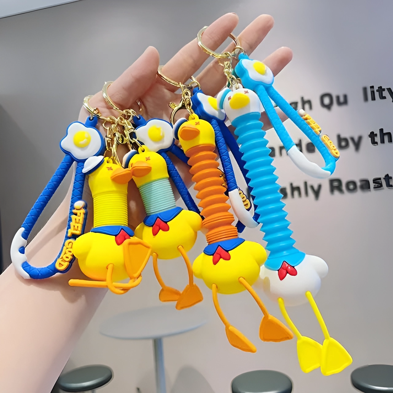Stretch the Neck Goose 3D Keychain - Tinyminymo