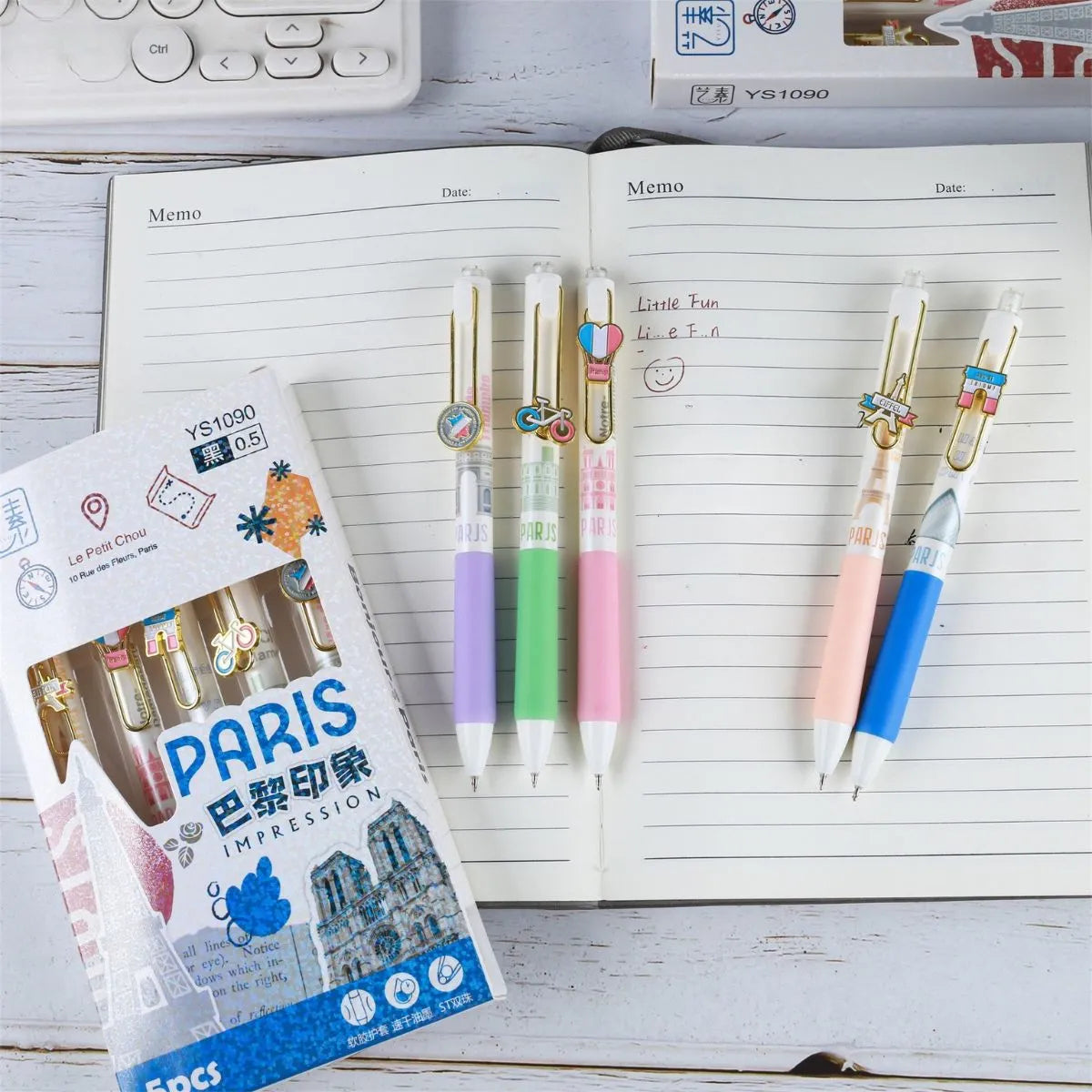Travel-themed Gel Pen Set - Tinyminymo