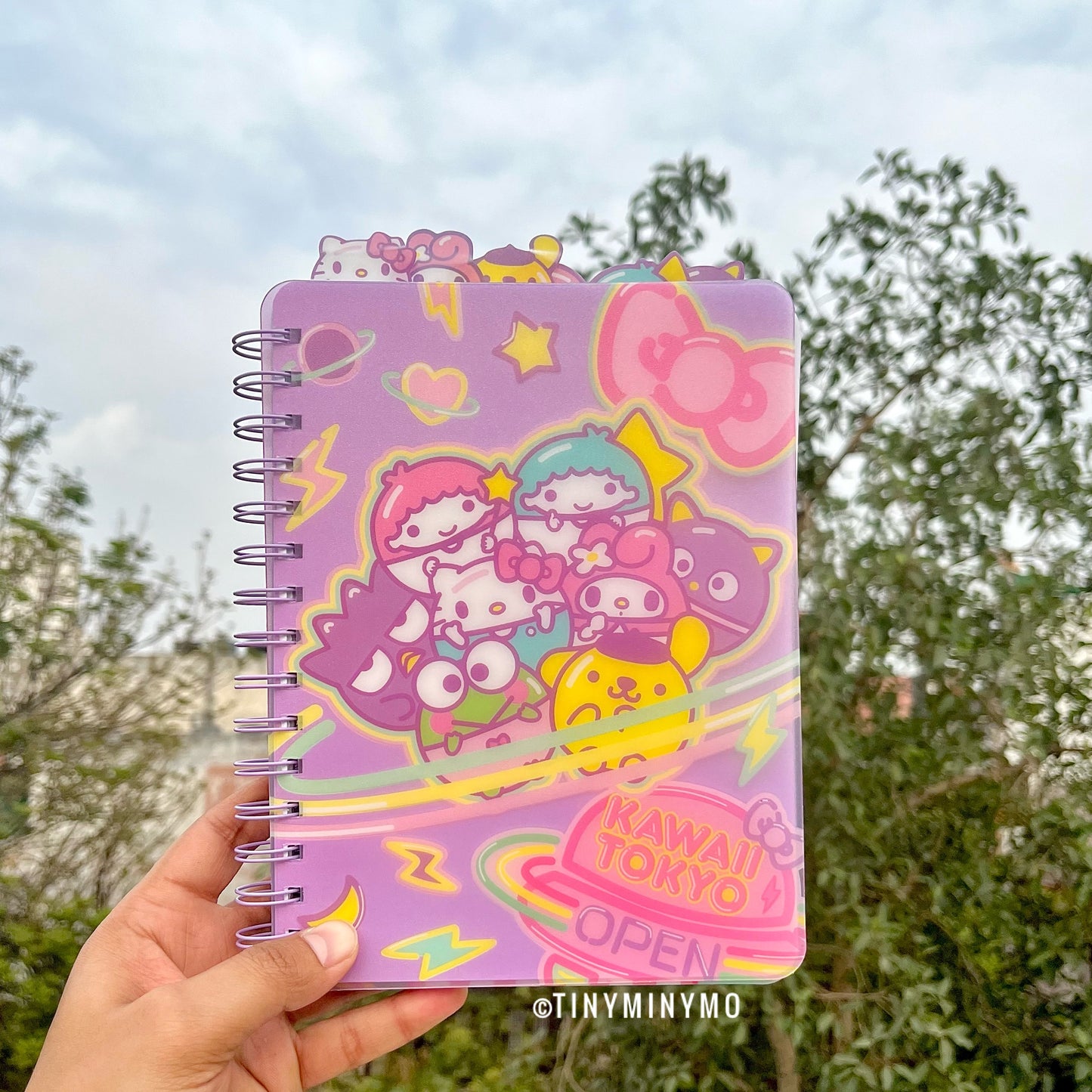 Stylish Sanrio Separation Notebook - Tinyminymo