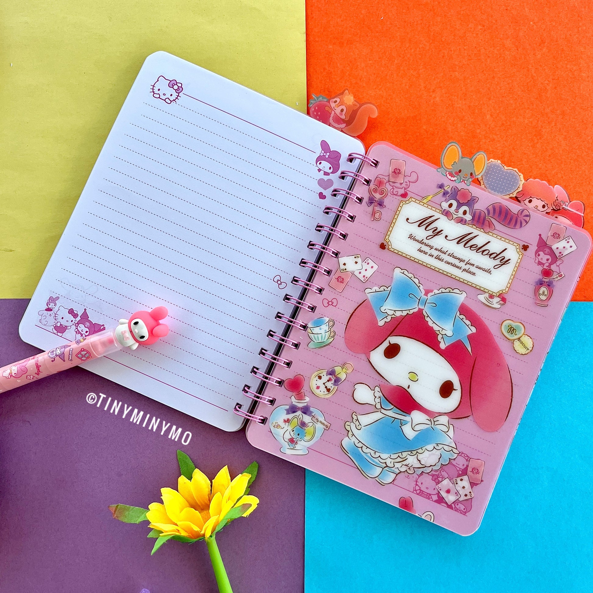 Stylish Sanrio Separation Notebook - Tinyminymo