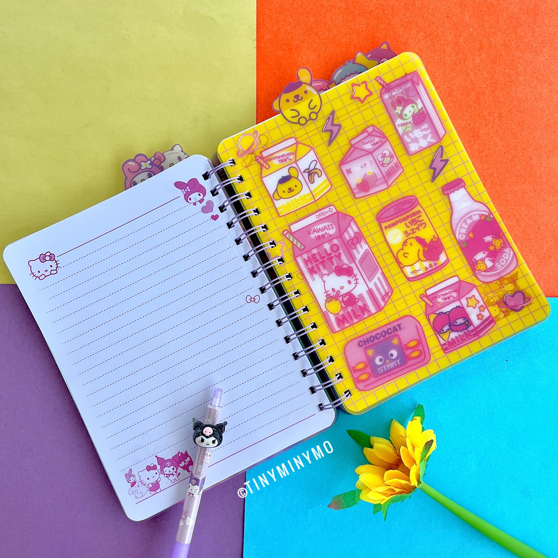 Stylish Sanrio Separation Notebook - Tinyminymo