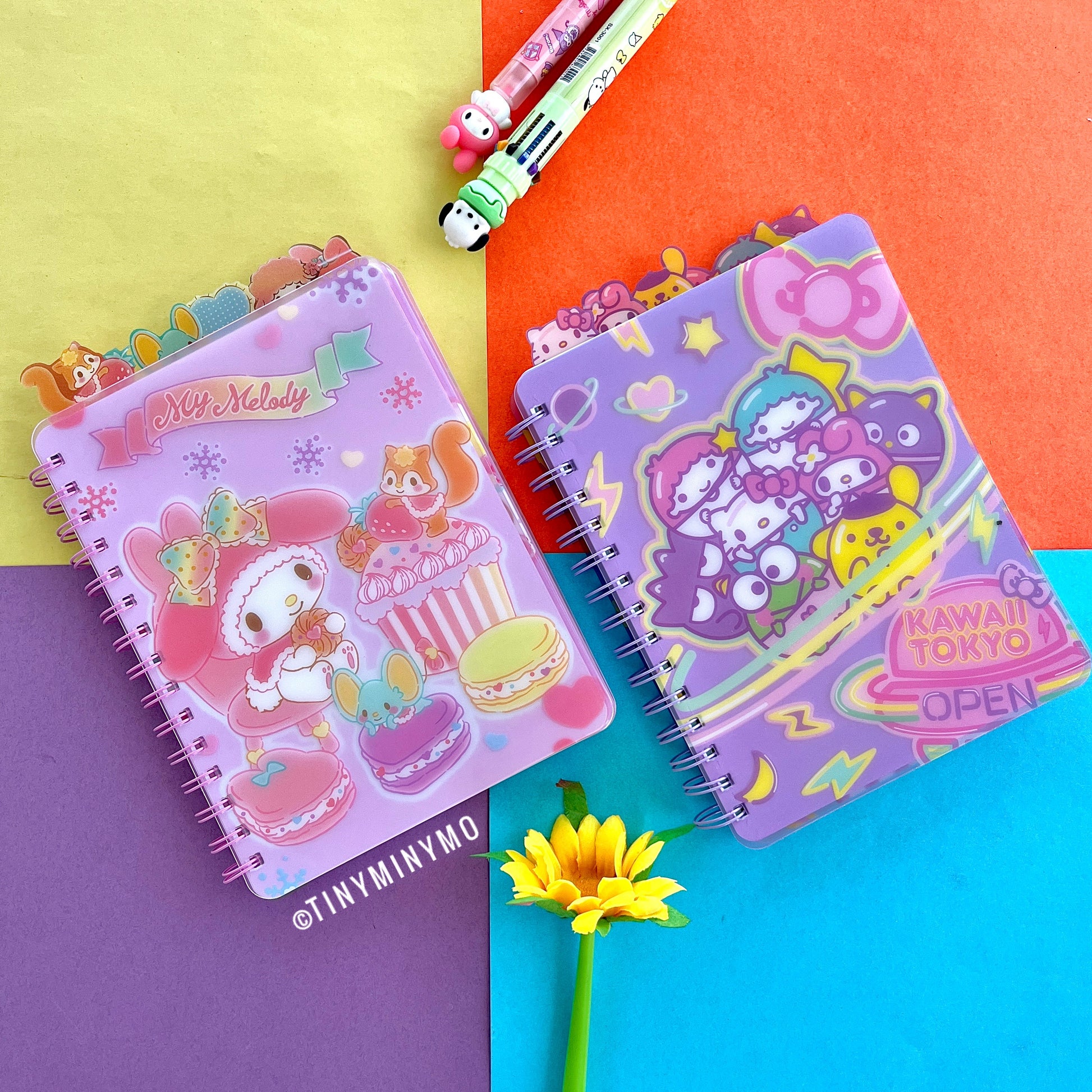 Stylish Sanrio Separation Notebook - Tinyminymo