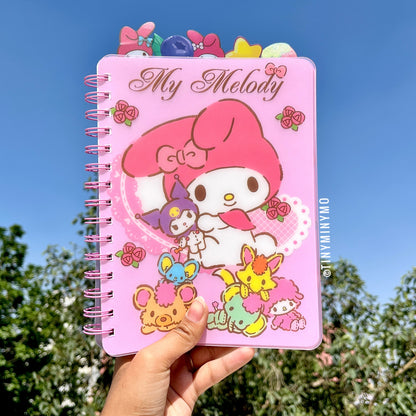 Stylish Sanrio Separation Notebook - Tinyminymo