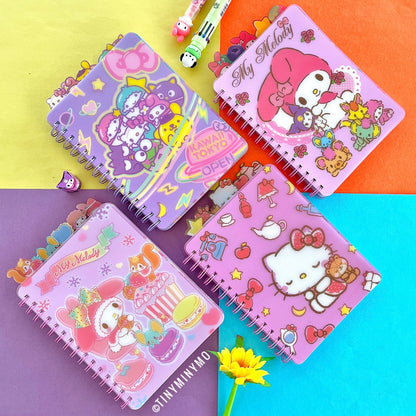 Stylish Sanrio Separation Notebook - Tinyminymo