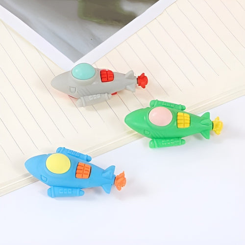 Submarine Shaped Mini Eraser - Tinyminymo