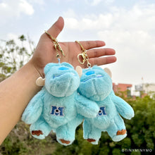 Load image into Gallery viewer, Sulley Monster Plush Keychain - Tinyminymo
