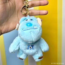 Load image into Gallery viewer, Sulley Monster Plush Keychain - Tinyminymo
