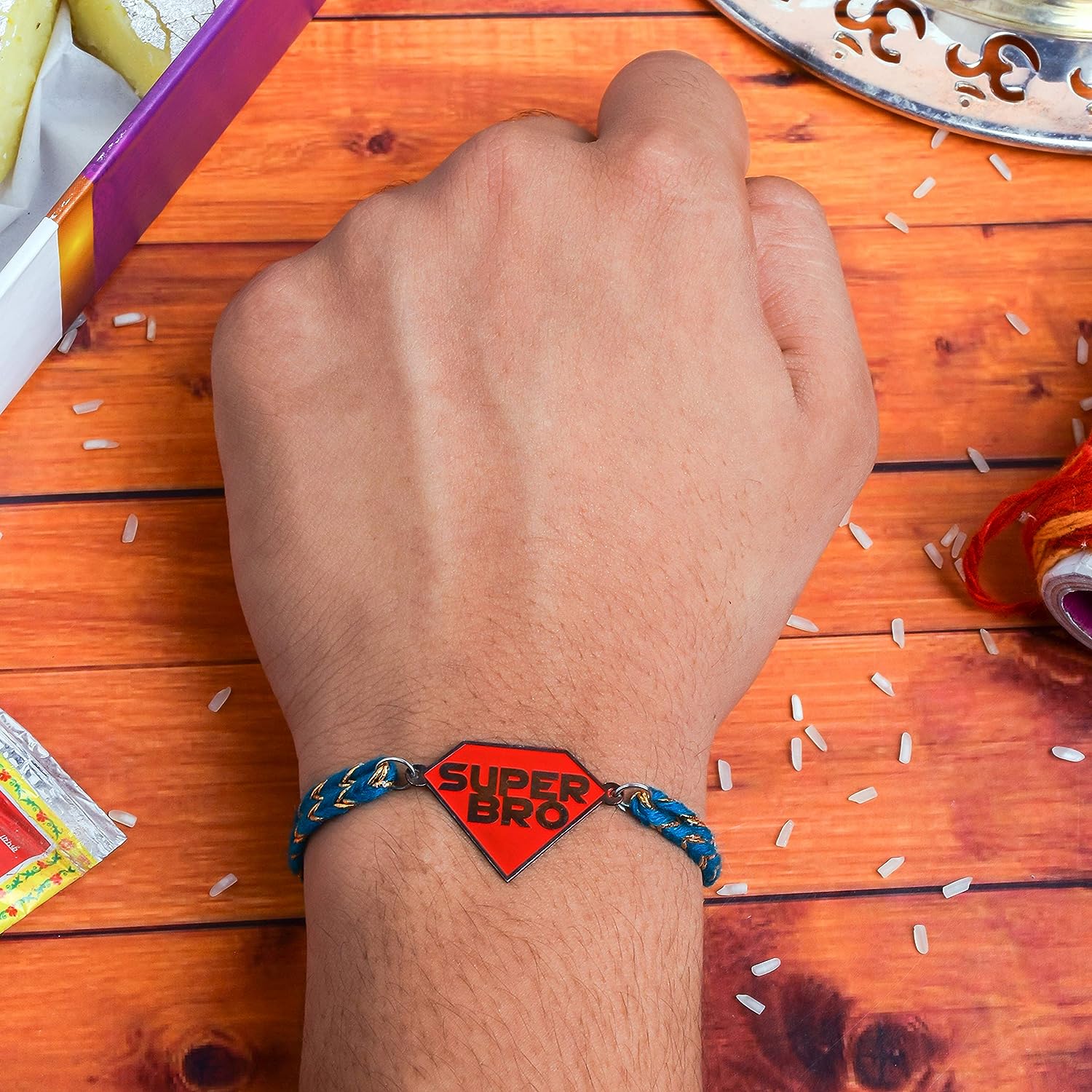 Super Bro Metal Rakhi - Tinyminymo