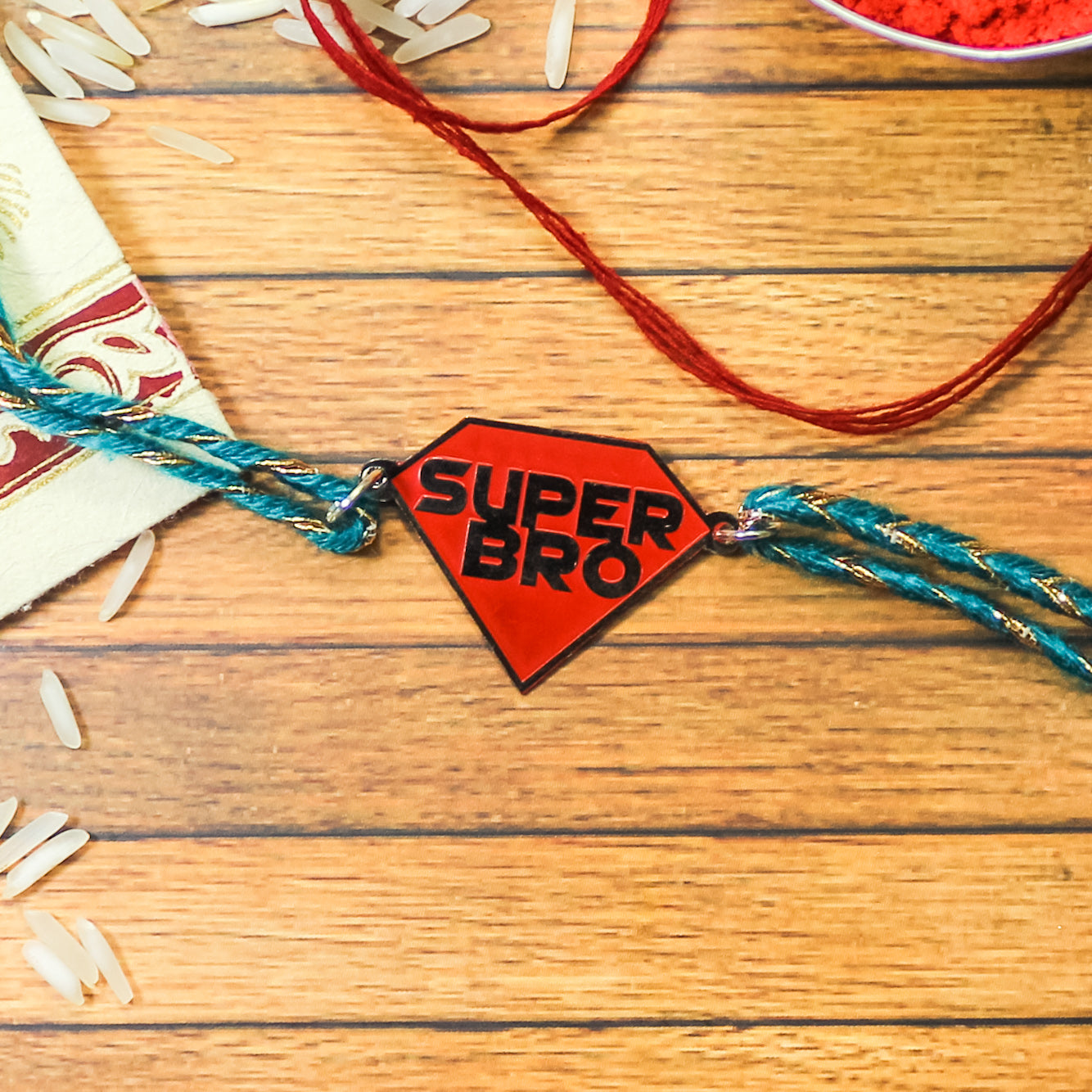 Super Bro Metal Rakhi - Tinyminymo