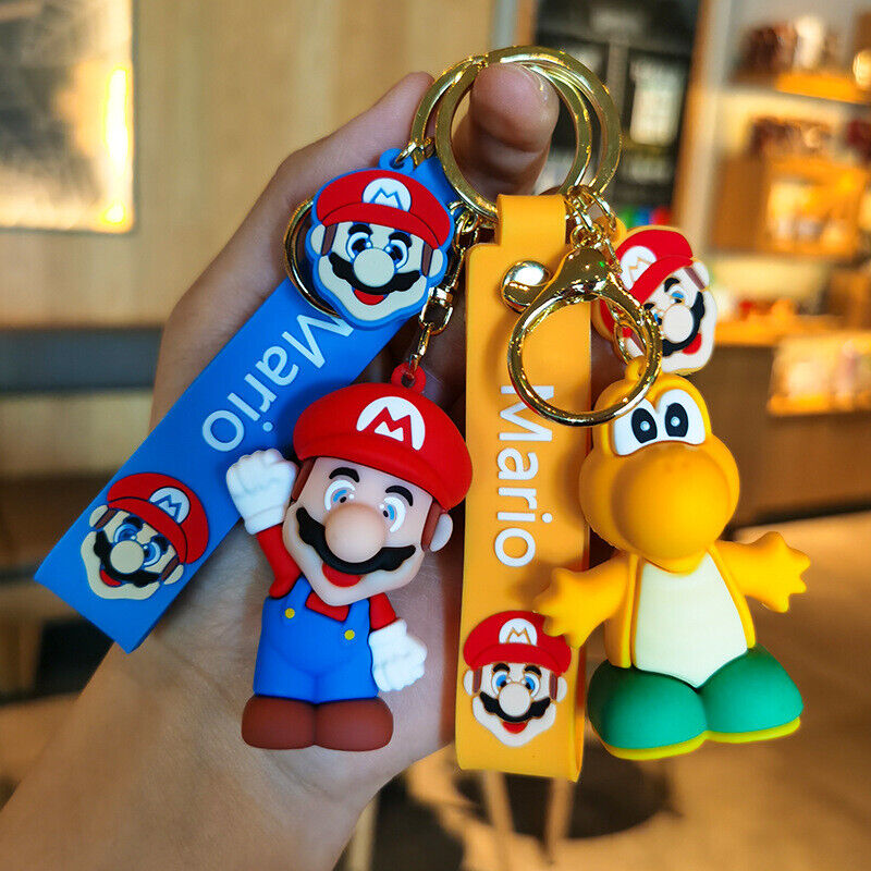 Cute 3D Super Mario Keychain & Bag Charm Online | Tinyminymo