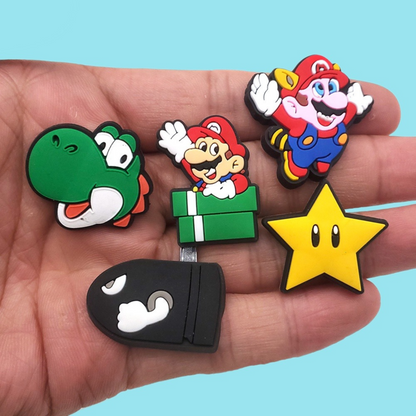 Super Mario Crocs Decoration - Set of 2 - Tinyminymo