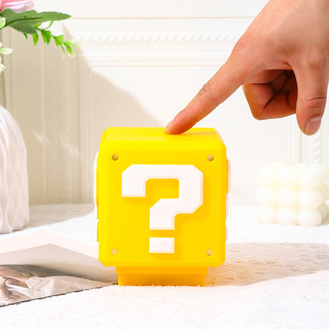 Buy Super Mario Question Brick LED Light with Sound Online from Tinyminymo
