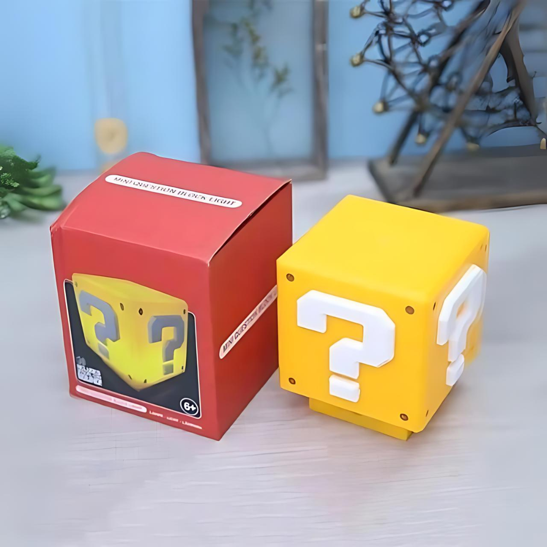Buy Super Mario Question Brick LED Light with Sound Online from Tinyminymo