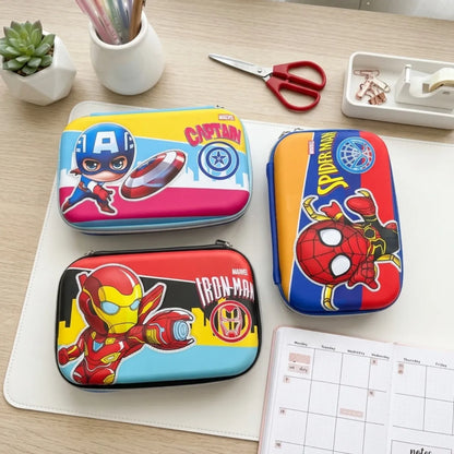 Three Colorful Superhero Pencil Cases - Tinyminymo