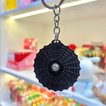 Load image into Gallery viewer, Backside of Superhero Metal Keychain - Tinyminymo
