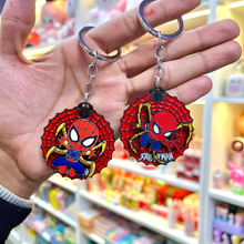 Load image into Gallery viewer, Two Designs of Superhero Metal Keychains - Tinyminymo
