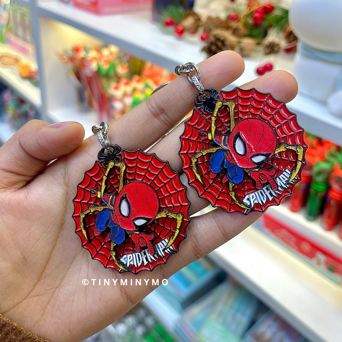 Spiderman Metal Keychain, Design A - Tinyminymo