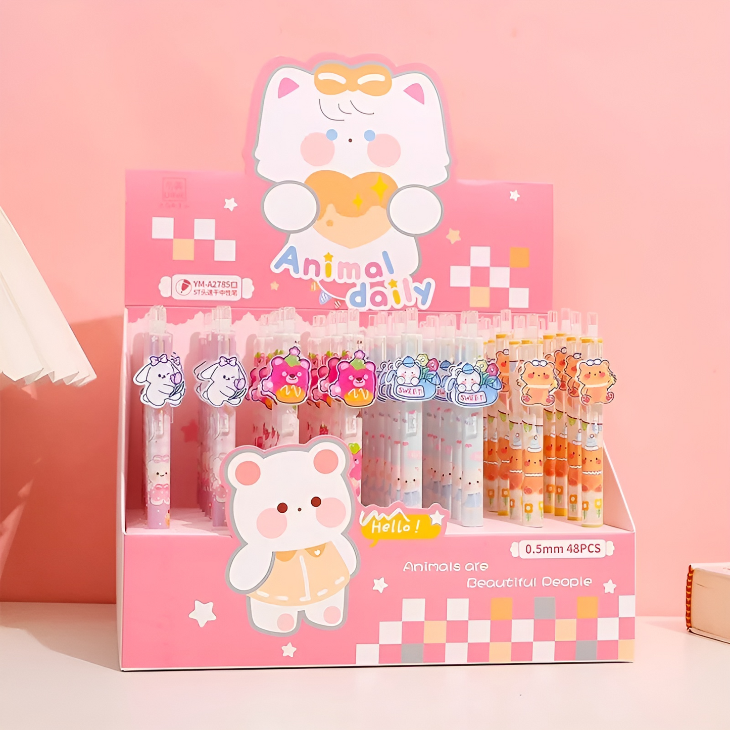 Sweet Animal Charm Gel Pen - Tinyminymo